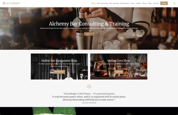 Alchemy site preview Alchemy site preview